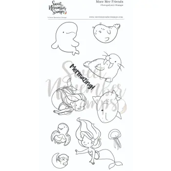 ****NEW**** Sweet November - More Mer Friends Clear stamp set