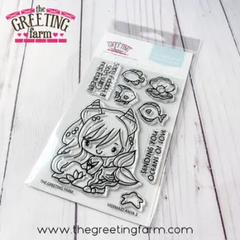 ****NEW****Mermaid Anya 3 clear stamp set - The Greeting Farm