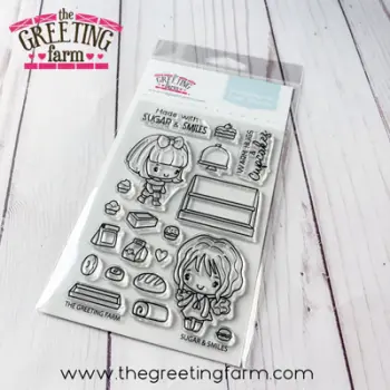 ****NEW****Sugar & Smiles clear stamp set - The Greeting Farm