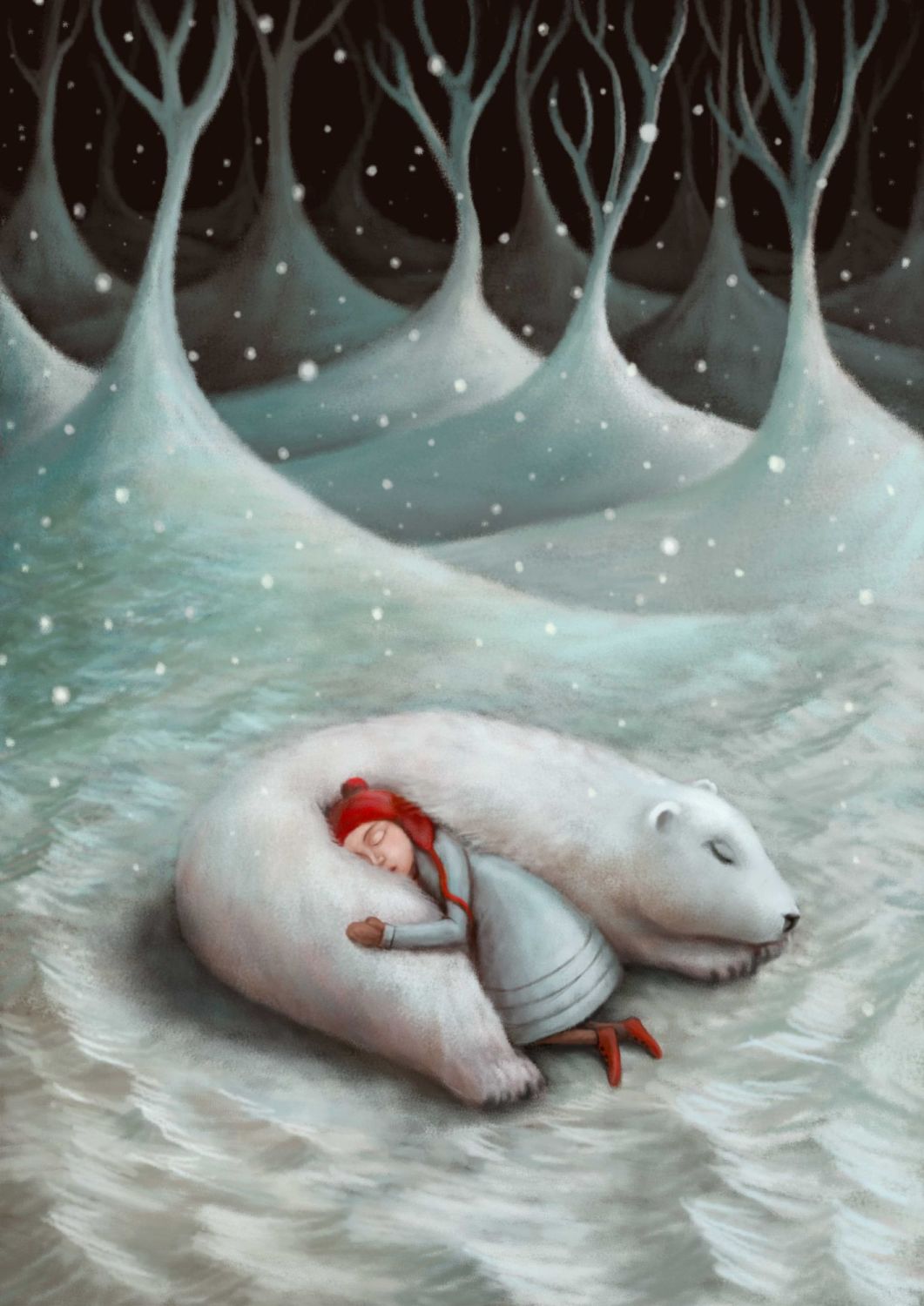 Nap Time  in the North Art Print