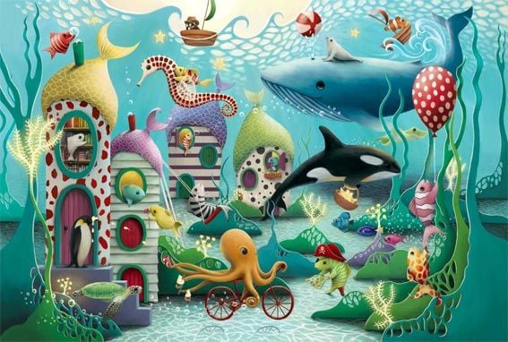 Aquatic Adventure  Art Print