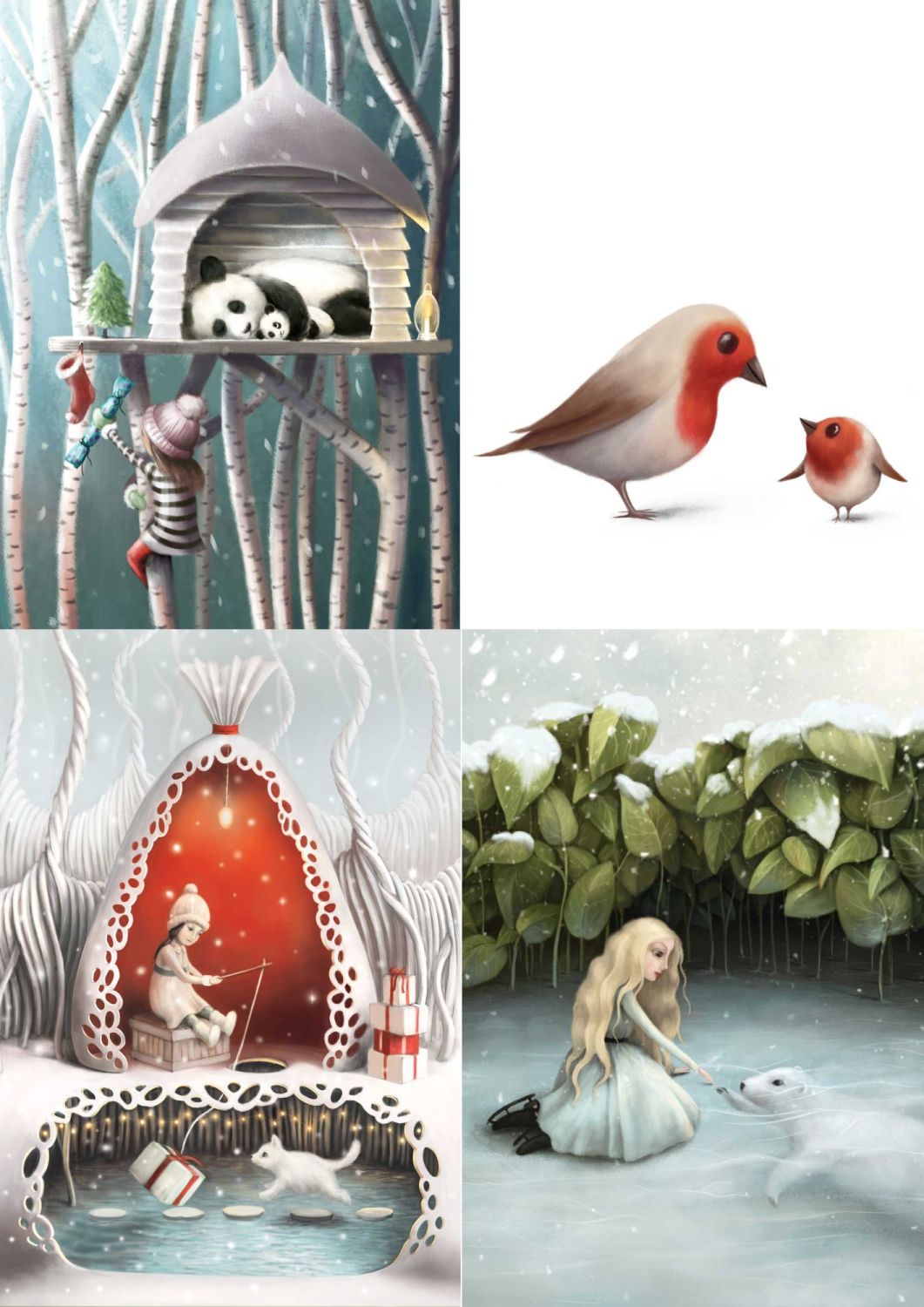 Winter Collection III Greeting Cards