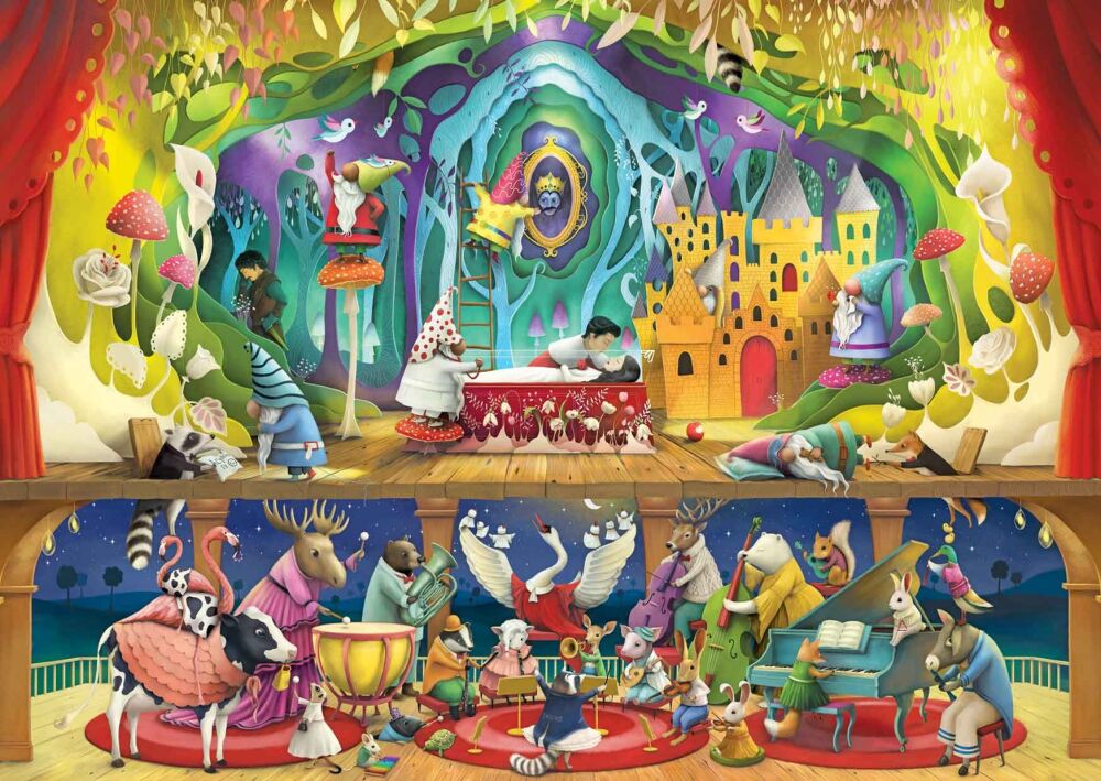 Snow White and the Seven Gnomes Card