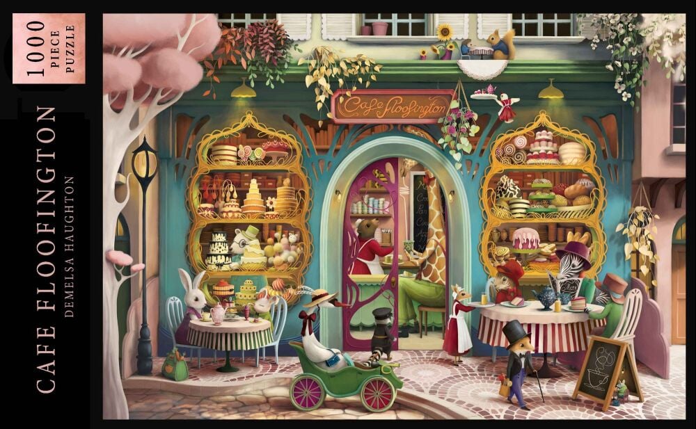 PRE-ORDER Cafe Floofington 1000 Piece Jigsaw Puzzle
