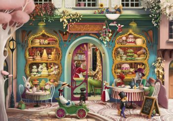 Cafe Floofington Card