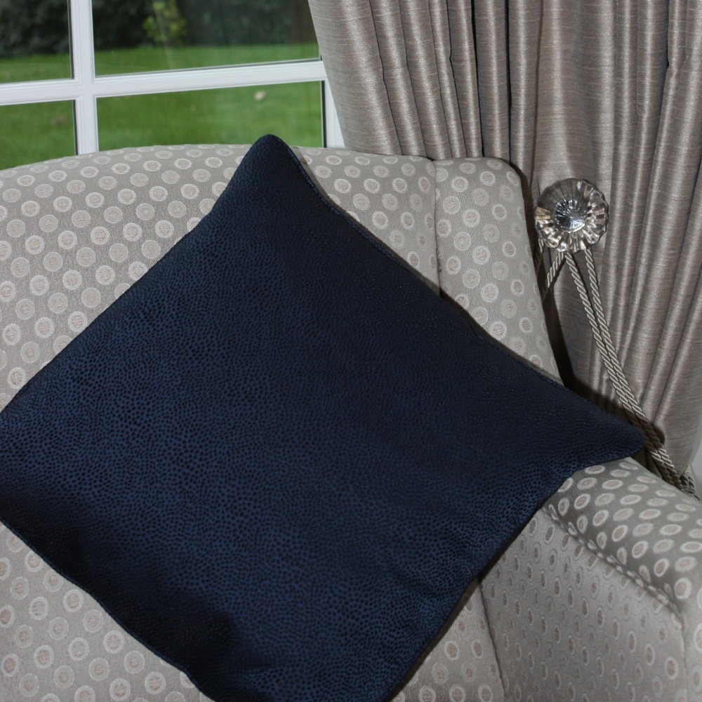 Midnight blue cushion