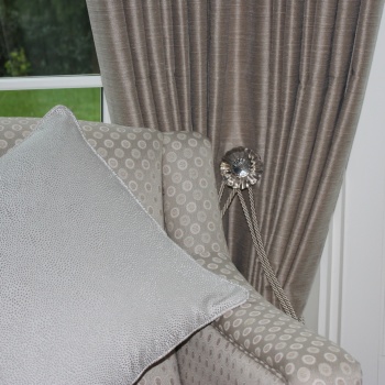 Silver grey cushion