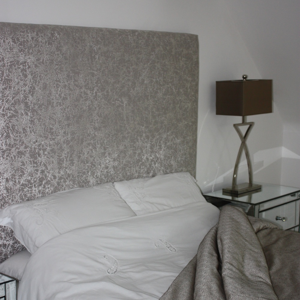 Taupe bedspread