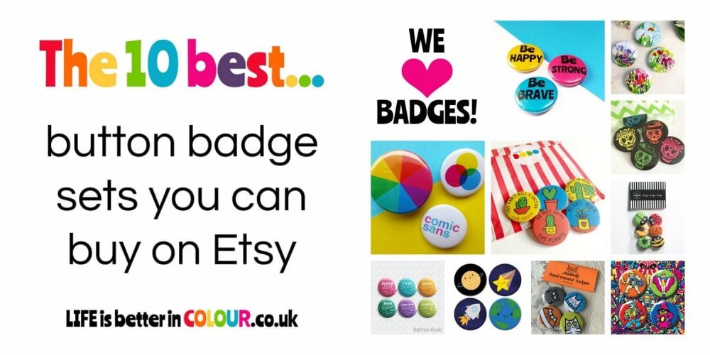 10 Best Button Badge Sets on Etsy