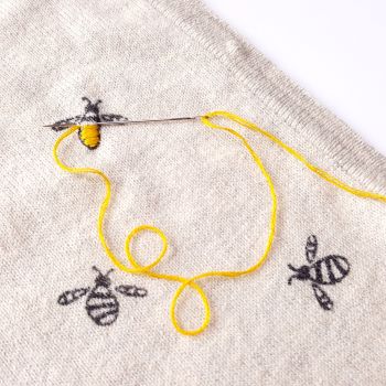 Embroidered Bee