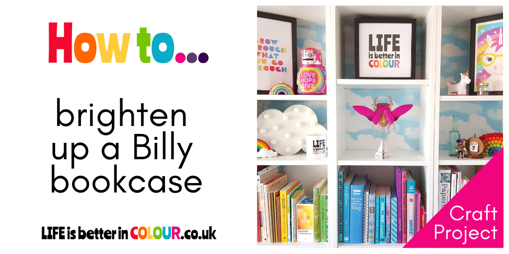 brighten up a Billy bookcase