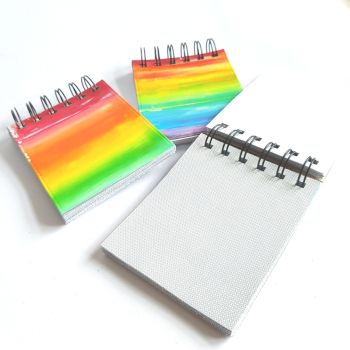 Rainbow Recycled Notebook