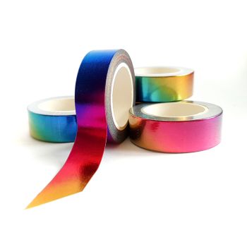 Rainbow Foil Washi Tape