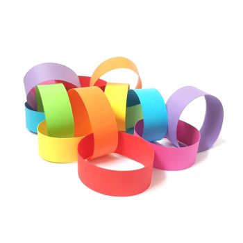 Rainbow Paper Chain Craft Kit