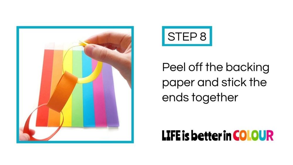 LIFE is better in COLOUR Paper Chain Kit