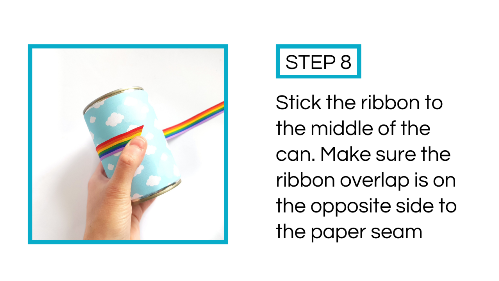 Adding Ribbon to your Tin Can