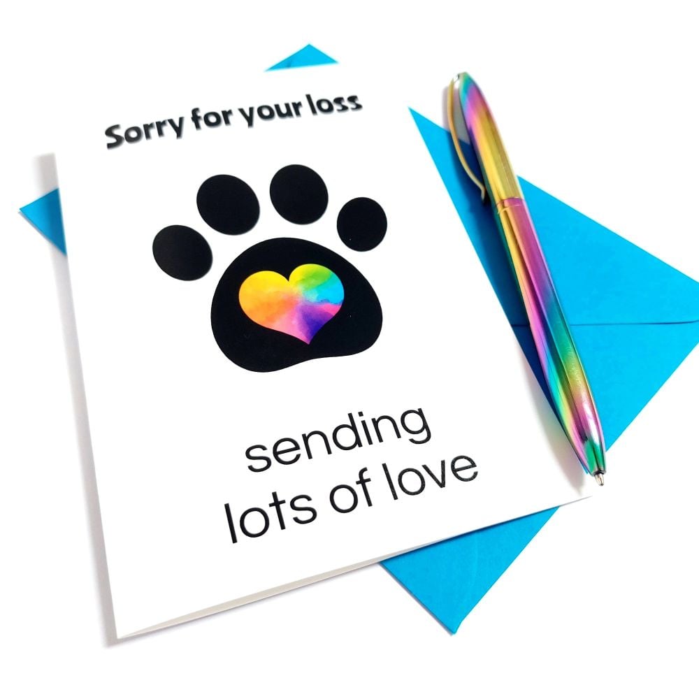 Pet Loss Sympathy Card