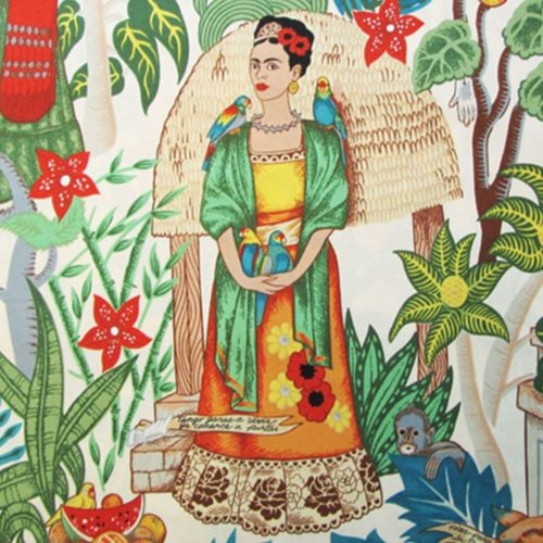 Fridas Garden, Mexican cotton fabric, Alexander Henry