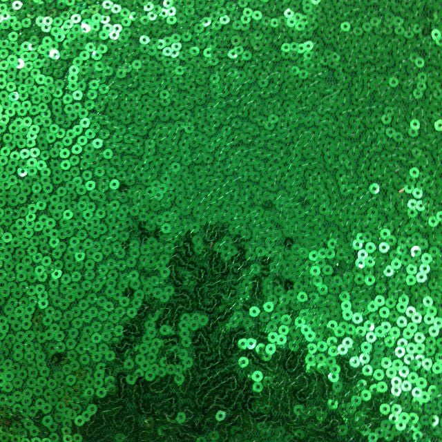 Sequin Fabric- Green