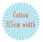 Cotton 115cm width