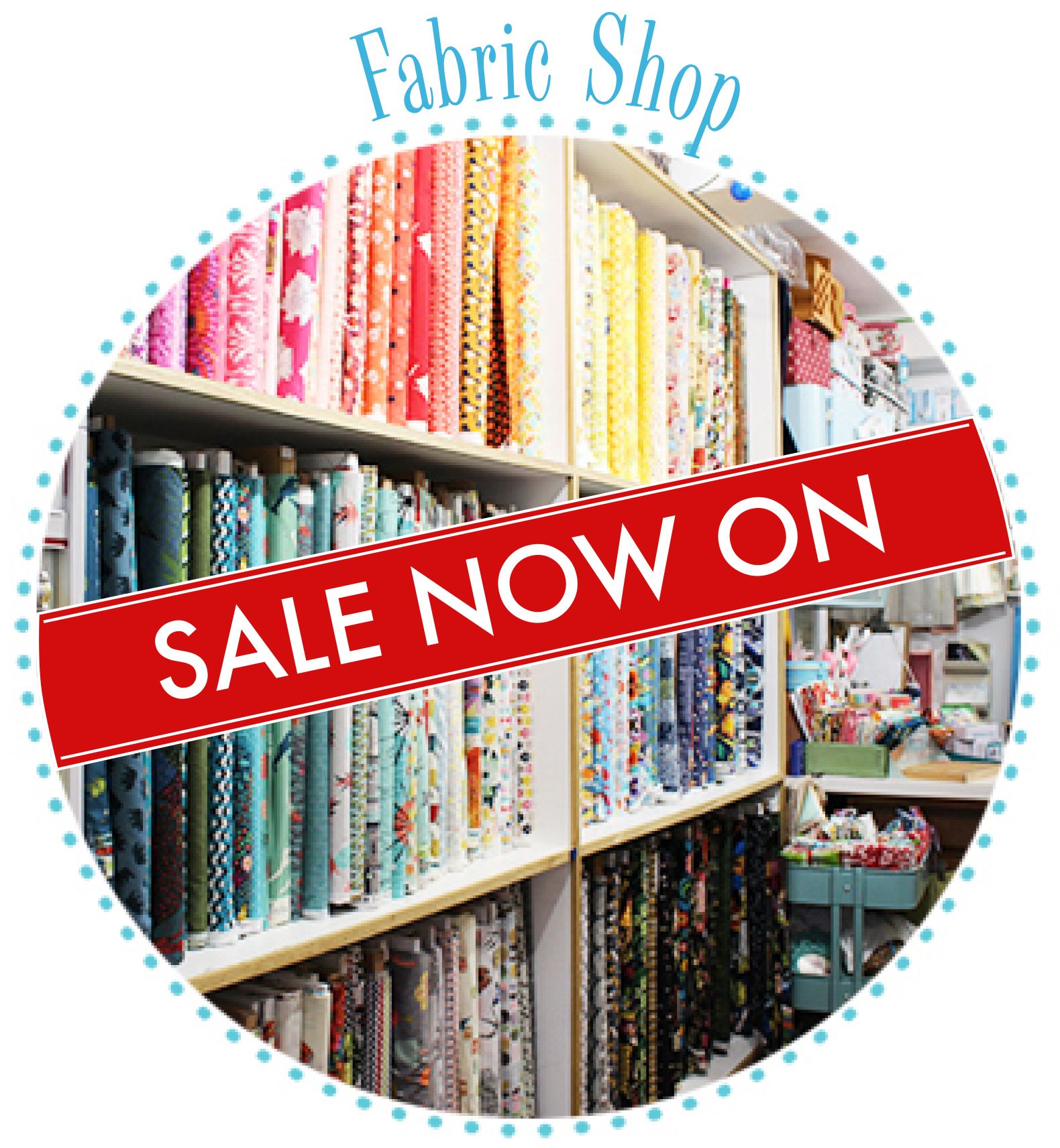 Bristol fabric and haberdashery shop, sewing and parties.