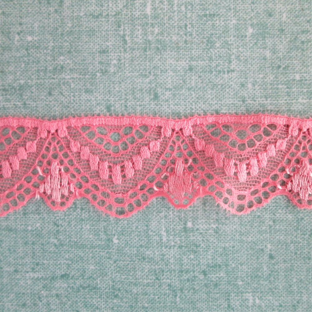 Stretch Lace - Pale Pink