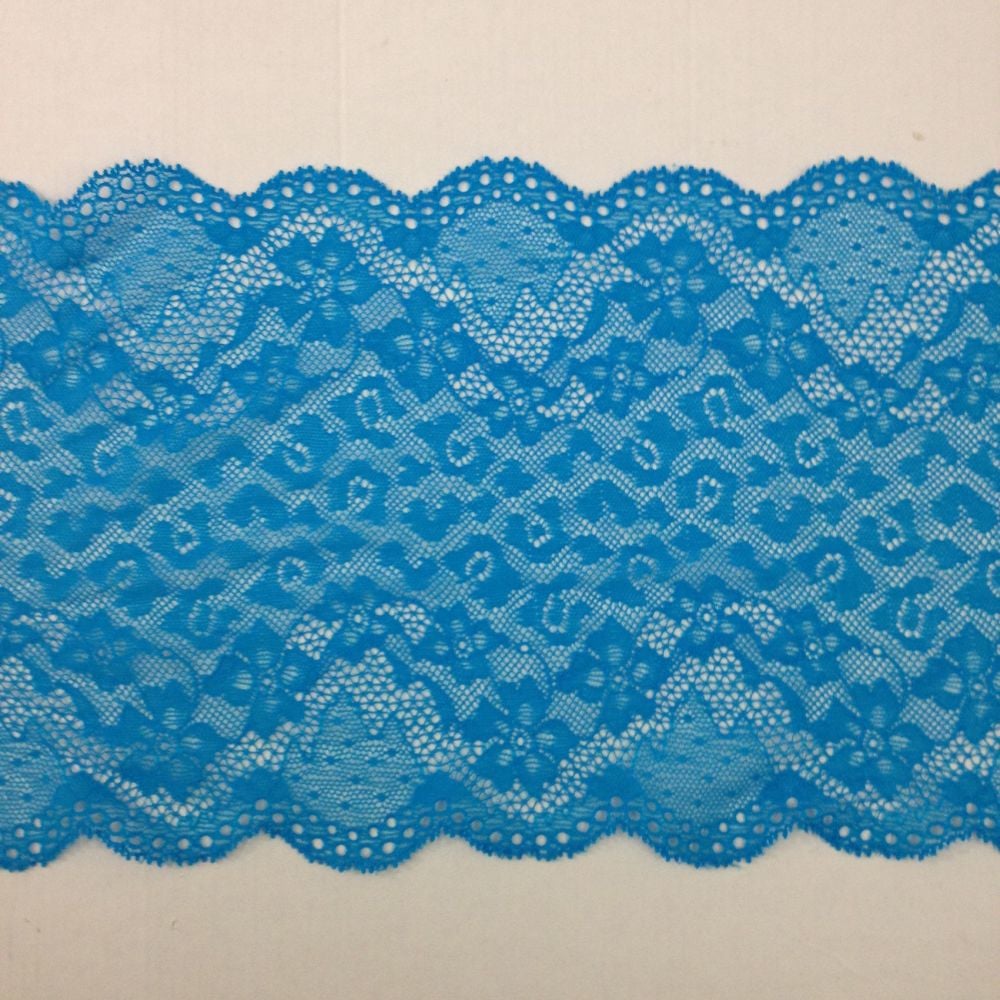 Turquoise Stretch Lace