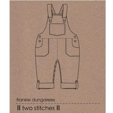 Two Stitches - Frankie Dungaree Sewing Pattern