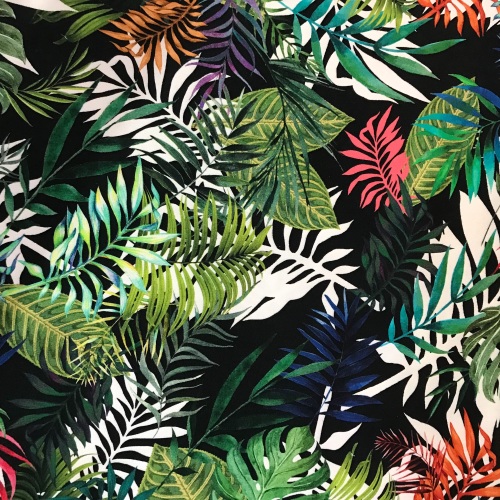 Jungle Tropics - Cotton Drill stretch