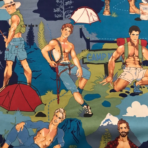 Wrangler - Cowboy pin up Alexander Henry Fabric