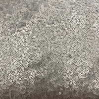 Sequin Fabric - Silver Matt