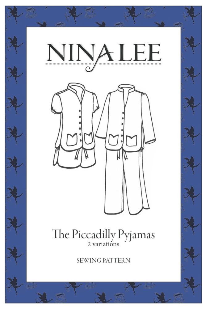 Nina Lee - The Piccadilly  Pyjamas Sewing Pattern
