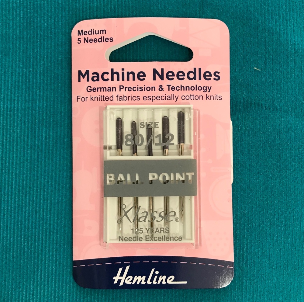 Hemline Machine Needles - Ball Point