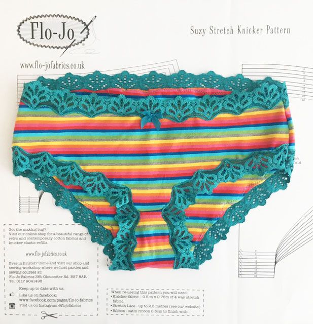 Flo-Jo Stretch Knicker Kit - Rainbow Stripe