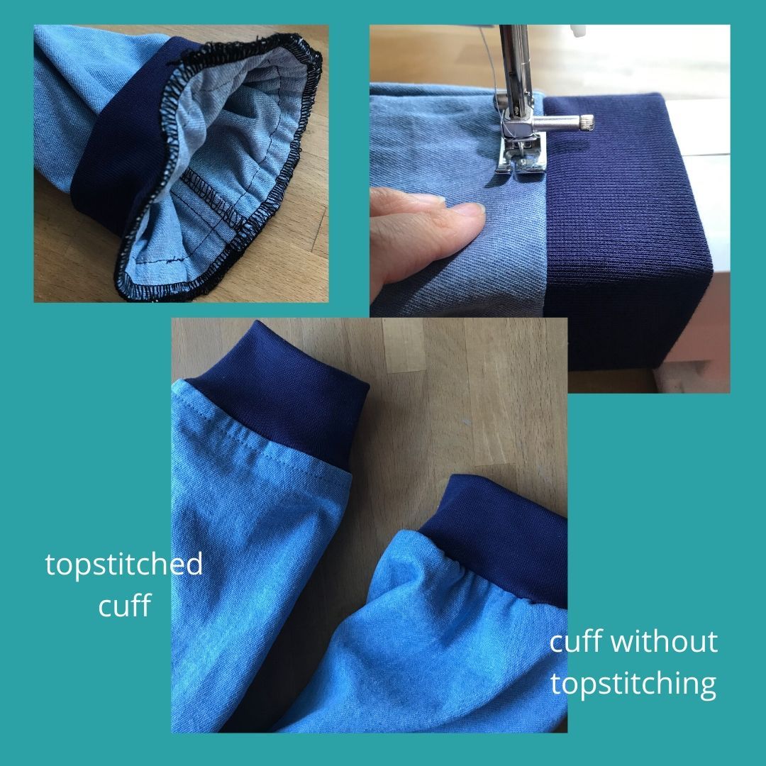 topstitched