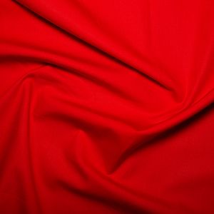 Plain Cotton Poplin - Red