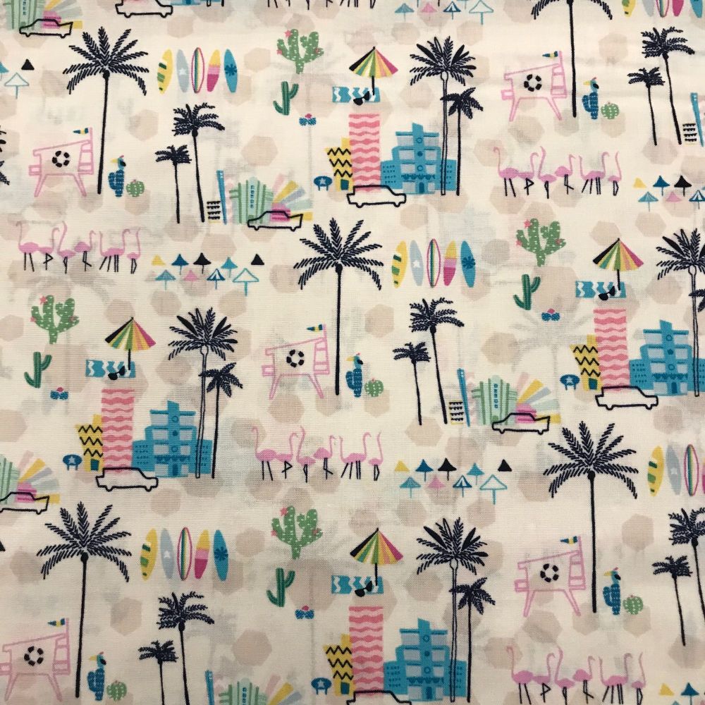 Ocean Drive - Cotton Fabric by Dashwood 