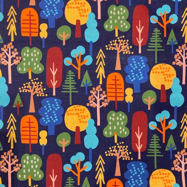 Hello Velo-Trees - Cotton Fabric by Dashwood 