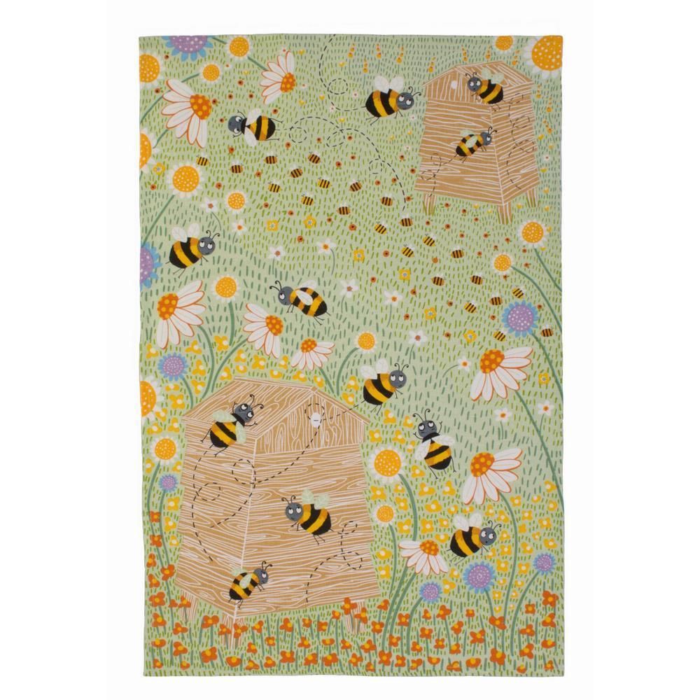 Cotton Tea Towel - Bee