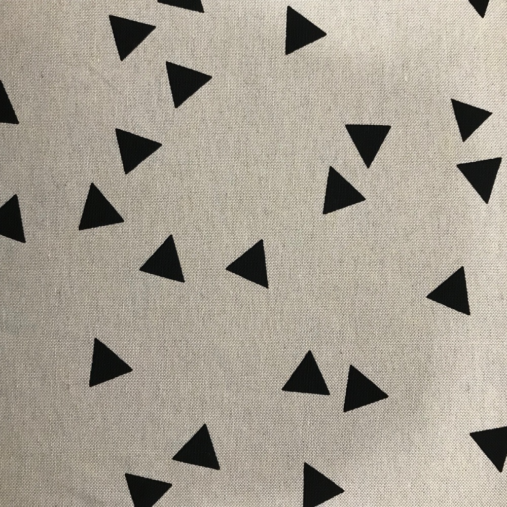 Canvas Cotton - Black Triangle