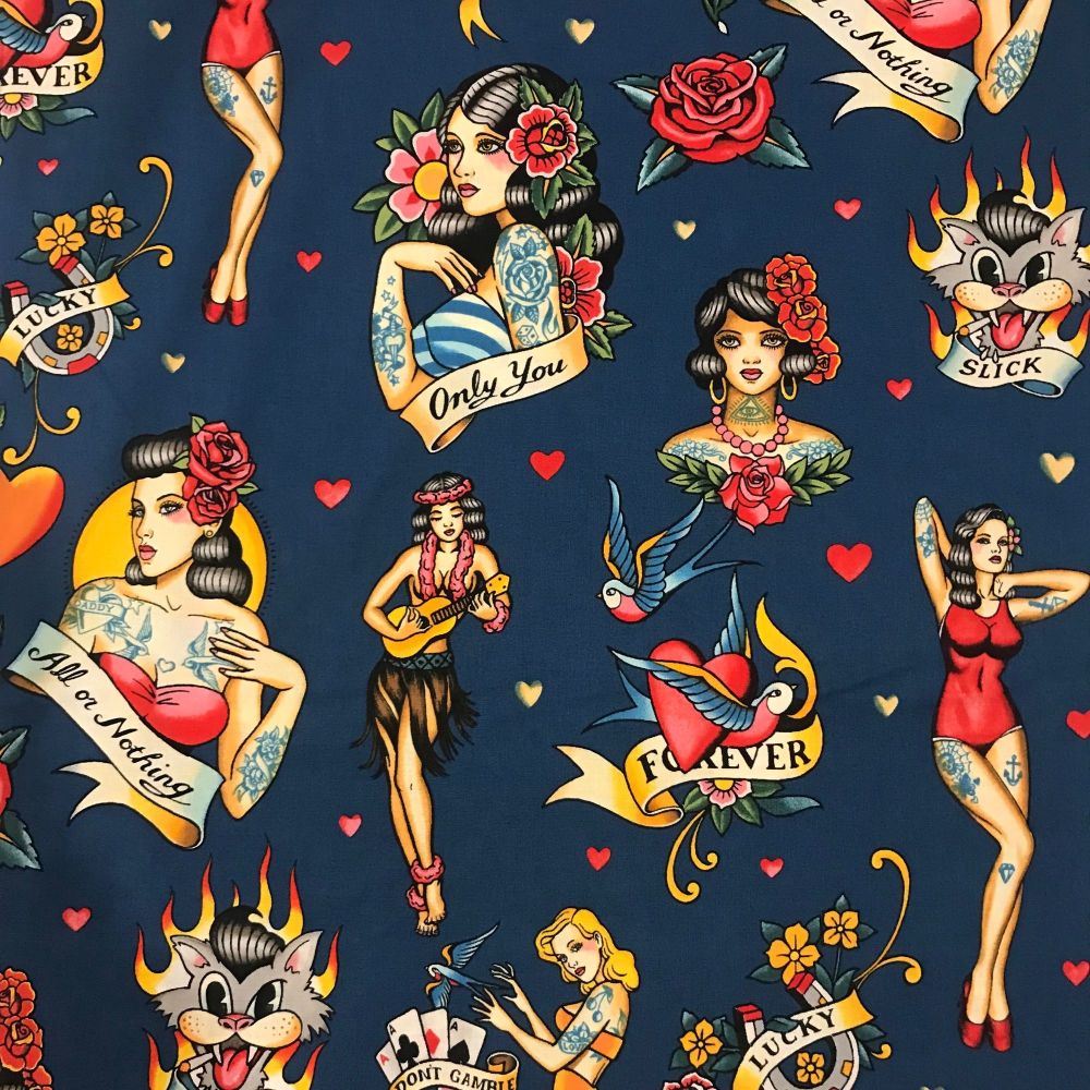 Don't Gamble With Love - Alexander Henry Fabric 