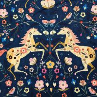 Animal Magic - Horses -Cotton Fabric by Dashwood