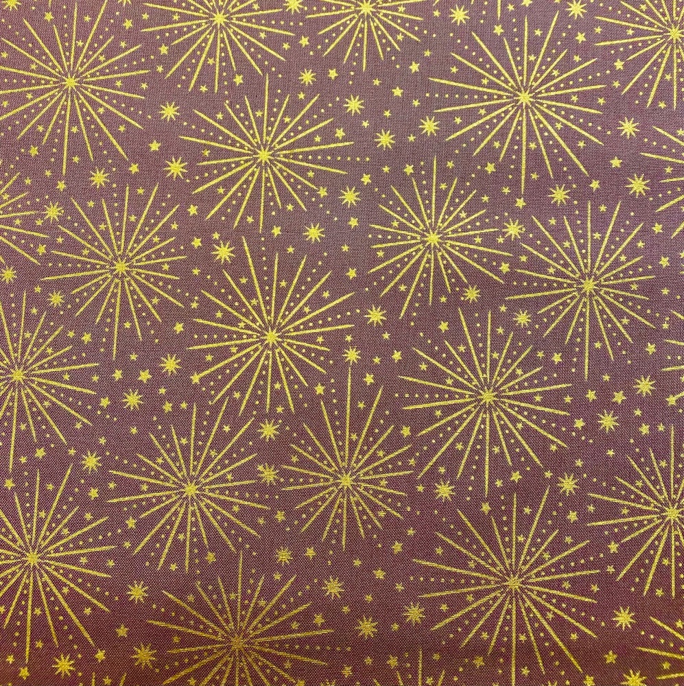 Lewis and Irene - Gold Star -100% cotton