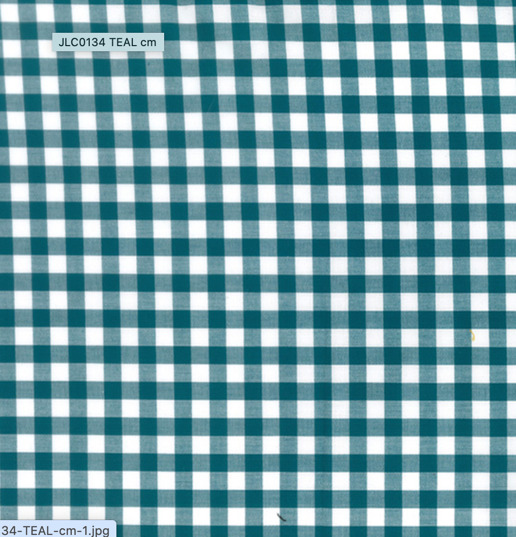 Gingham -Yarn Dyed - Teal