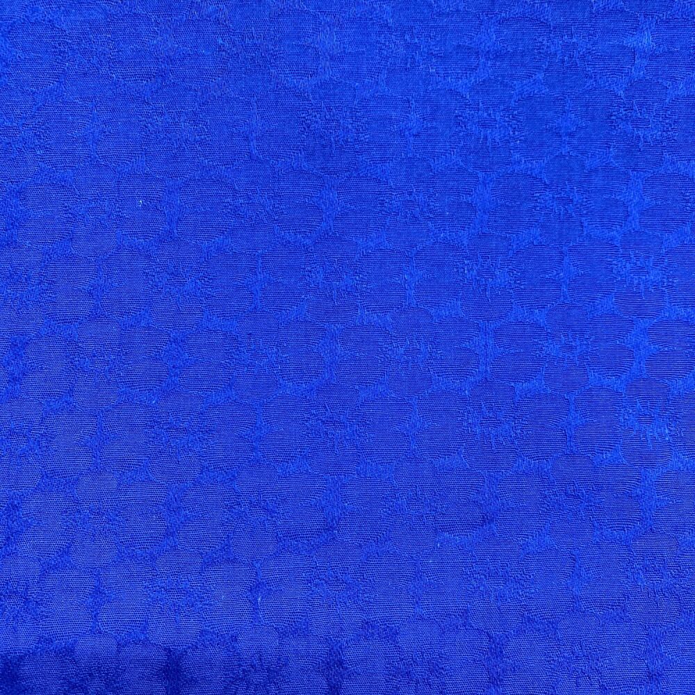 Royal Blue - floral cotton