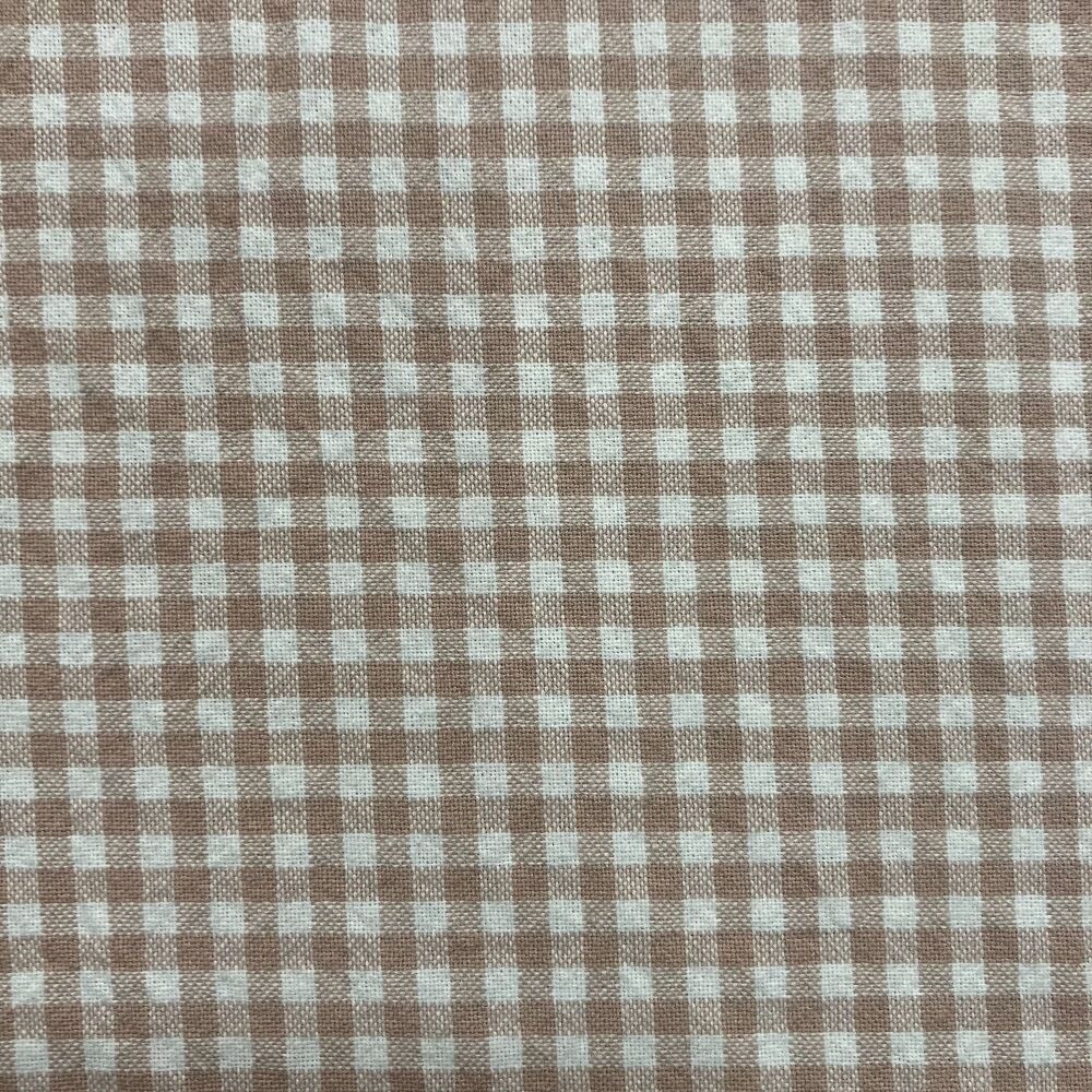 Organic Gingham - Dusty Pink