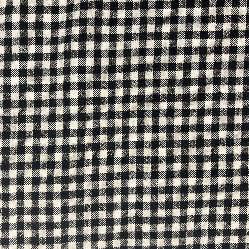 Organic Gingham - Black