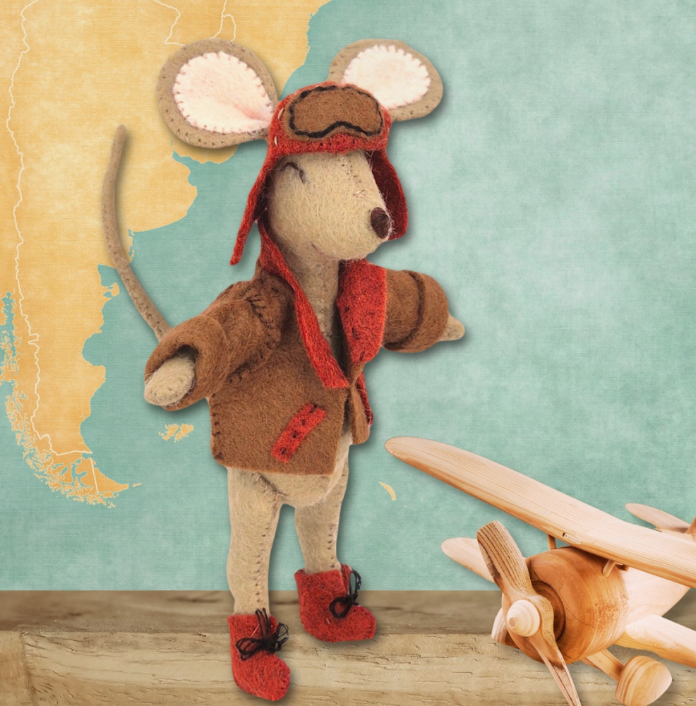 Little Mouse  The Aviator - Craft Kit