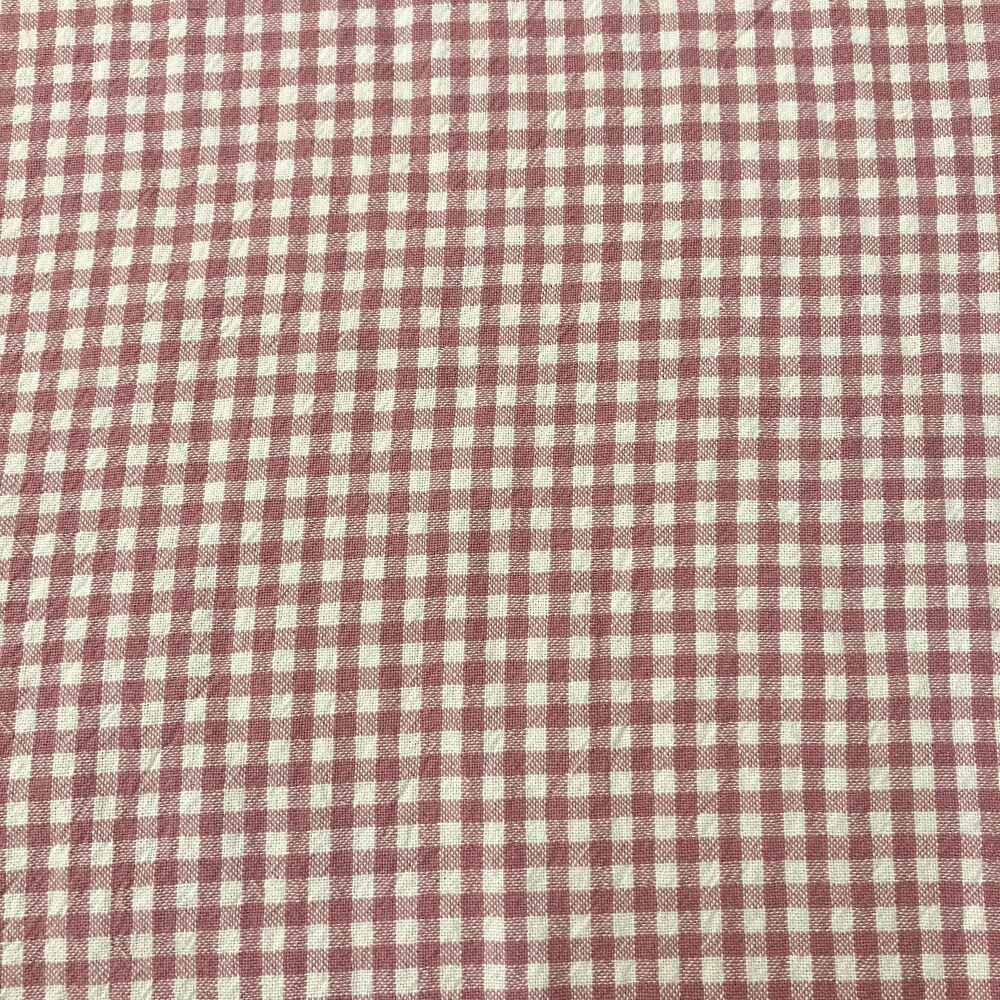 Organic Gingham - Pink