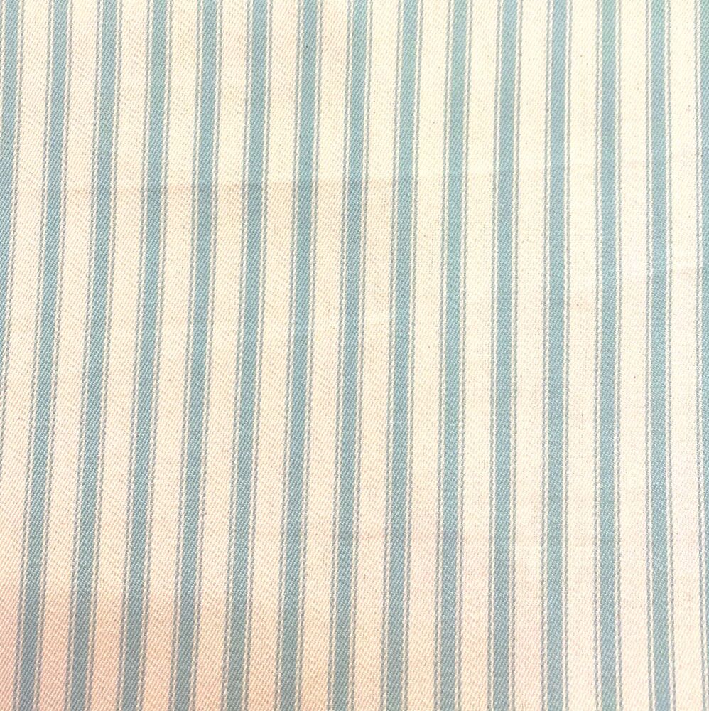 Cotton Ticking - Aqua
